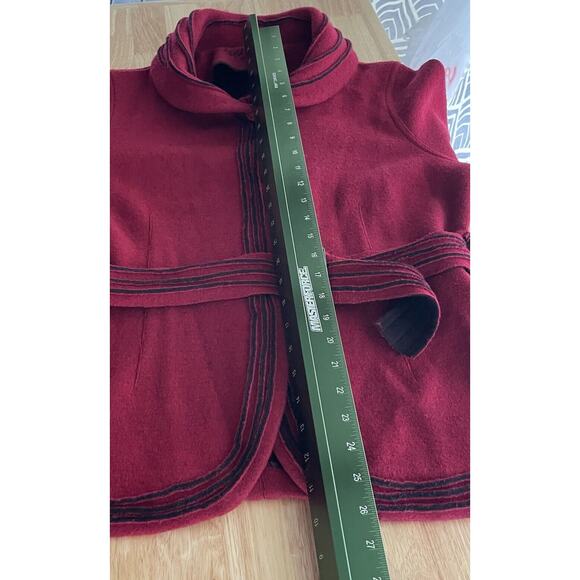 Icelandic Design Sweater Wool Knit Snap Cardigan Jacket Slim Fit Womens Large - Picture 6 of 7